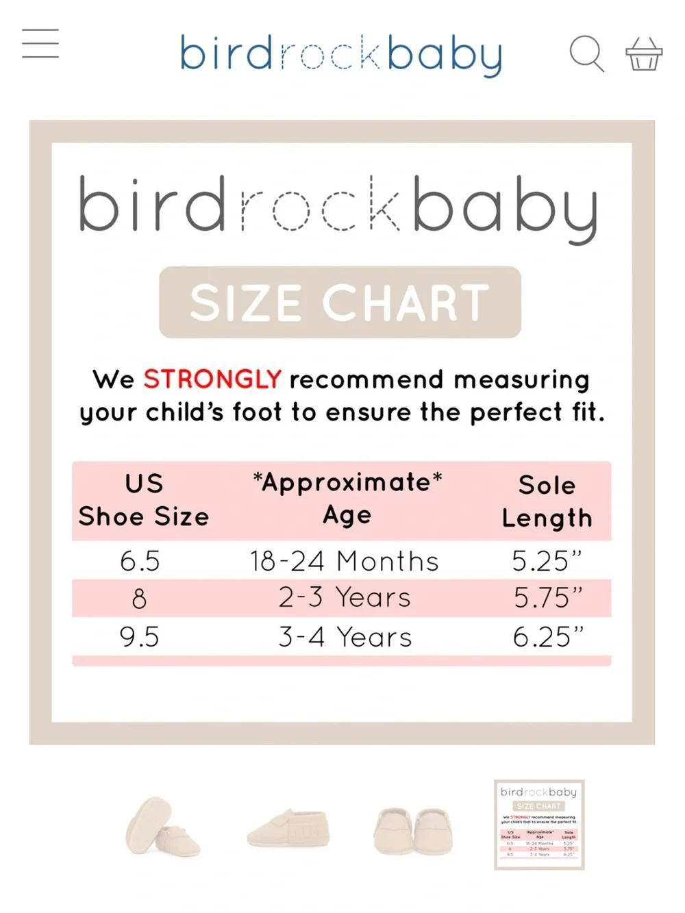 BirdRock Baby hard sole